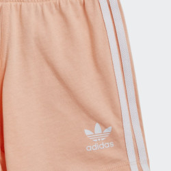 ADIDAS COMPLETO TREFOIL SHORTS TEE GN8192 BIANCO/ROSA