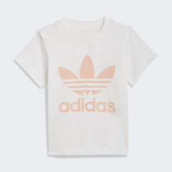 ADIDAS COMPLETO TREFOIL SHORTS TEE GN8192 BIANCO/ROSA