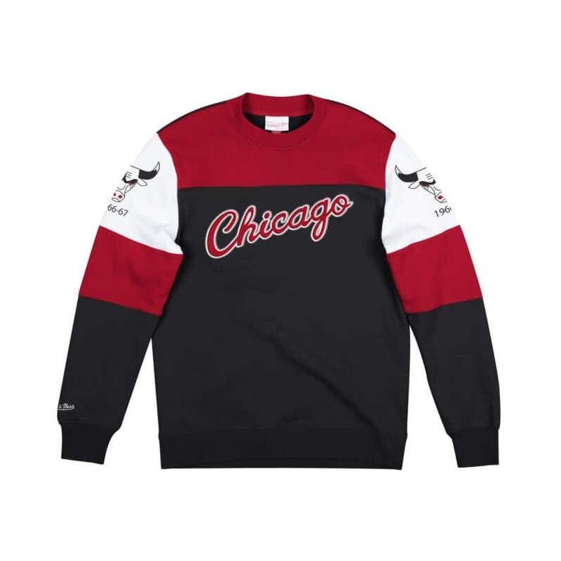 MITCHELL & NESS Perfect Season Crew Fleece Chicago Bulls