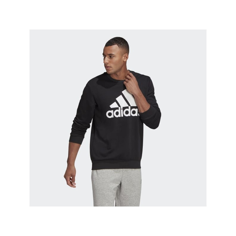 ADIDAS HOODIE ESSENTIALS BIG LOGO GK9076 BLACK