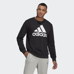 ADIDAS HOODIE ESSENTIALS BIG LOGO GK9076 BLACK