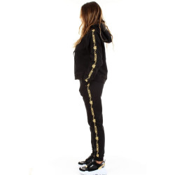 MOSCHINO FELPA CON CAPPUCCIO DONNA 1735 NERO