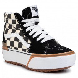 Vans  Checkerboard Sk8-Hi Stacked - Multi/True White