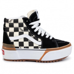 Vans  Checkerboard Sk8-Hi Stacked - Multi/True White