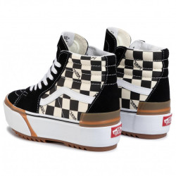 Vans  Checkerboard Sk8-Hi Stacked - Multi/True White