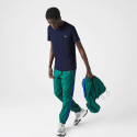 LACOSTE  T-shirt da uomo coccodrillo stampato ROSSO TH5097