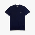 LACOSTE  T-shirt da uomo coccodrillo stampato ROSSO TH5097