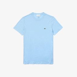 LACOSTE  T-shirt da uomo coccodrillo stampato ROSSO TH5097