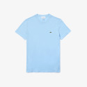 LACOSTE  T-shirt da uomo coccodrillo stampato ROSSO TH5097