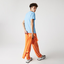 LACOSTE  T-shirt da uomo coccodrillo stampato ROSSO TH5097