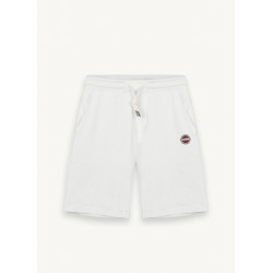 BERMUDA COLMAR UOMO IN FELPA CON TASCHINO 8244R BIANCO