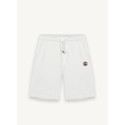 BERMUDA COLMAR UOMO IN FELPA CON TASCHINO 8244R BIANCO