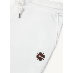 BERMUDA COLMAR UOMO IN FELPA CON TASCHINO 8244R BIANCO