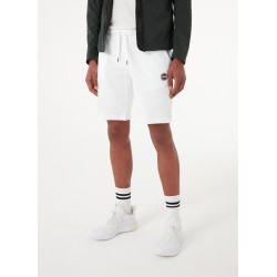 BERMUDA COLMAR UOMO IN FELPA CON TASCHINO 8244R BIANCO