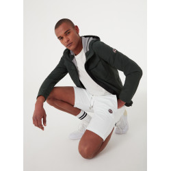 BERMUDA COLMAR UOMO IN FELPA CON TASCHINO 8244R BIANCO