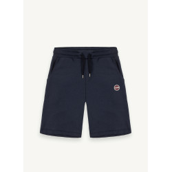 BERMUDA COLMAR UOMO IN FELPA CON TASCHINO 8244R BIANCO