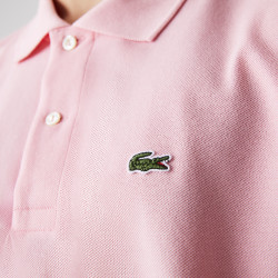 Lacoste Polo L.12.12 di taglio classico in petit piqué Rosa