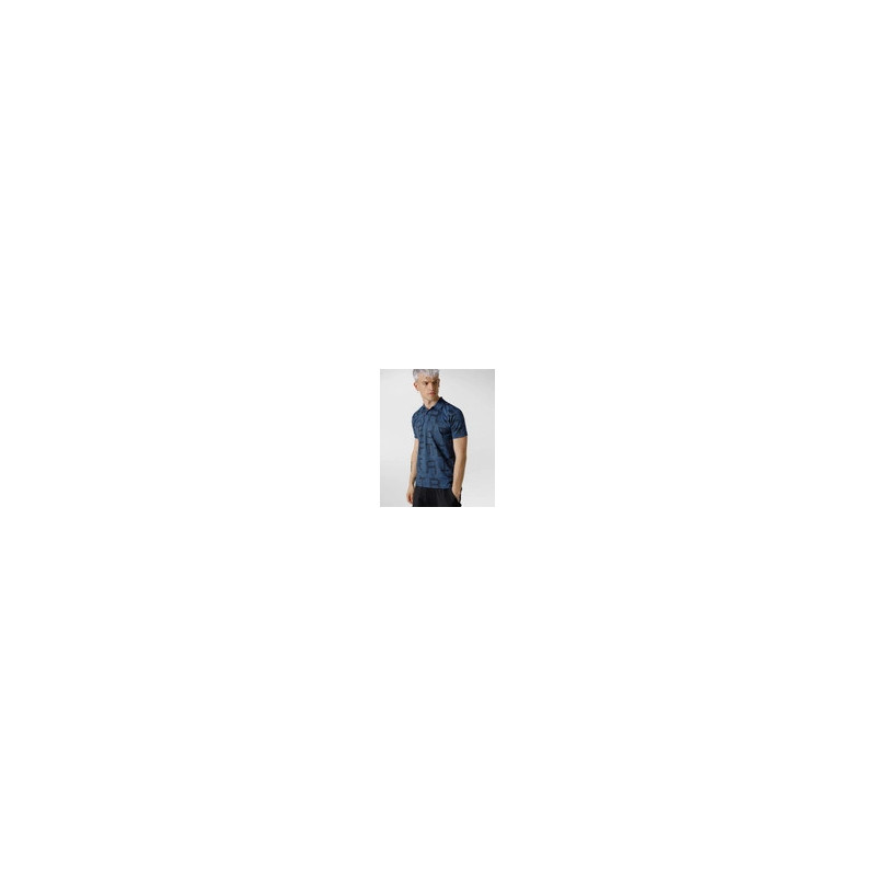 PEUTEREY POLO CON STAMPA CAPPERO PRINT BLU/NERO